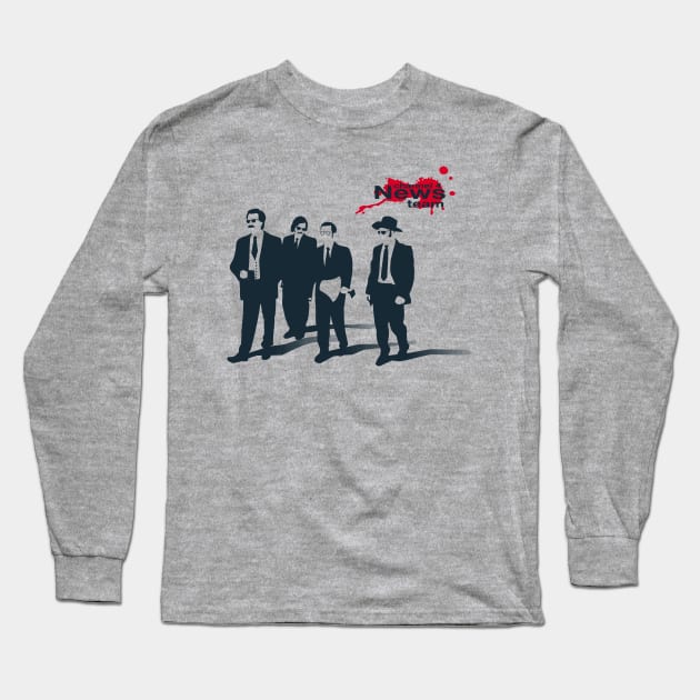 News Team Long Sleeve T-Shirt by Kent_Zonestar